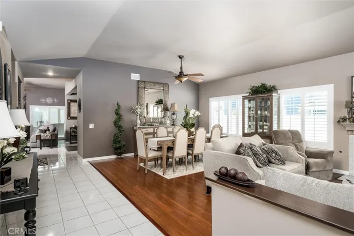 Dining Room, and Living Room