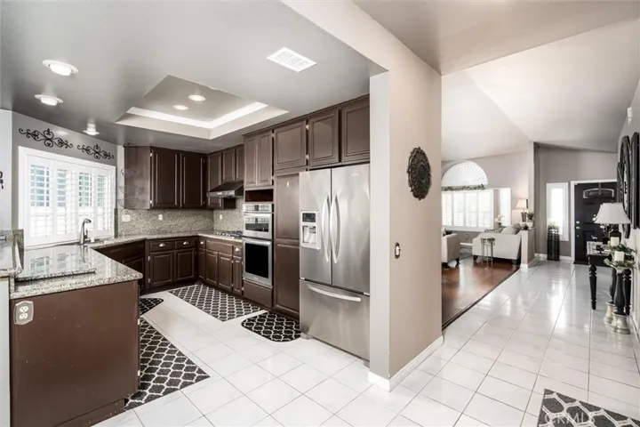 Kitchen with view of Front Door.