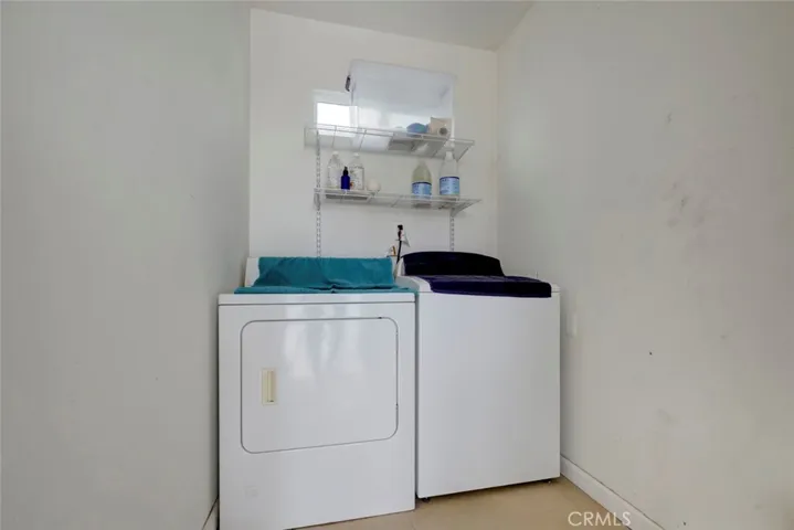 Laundry room for back unit