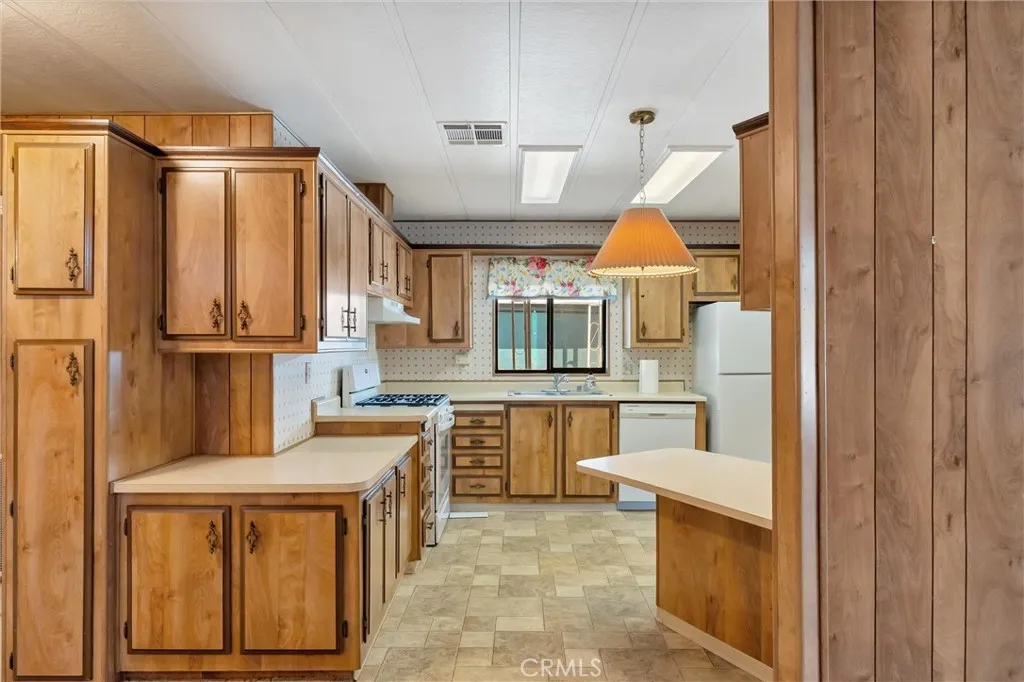 Kitchen with updated flooring