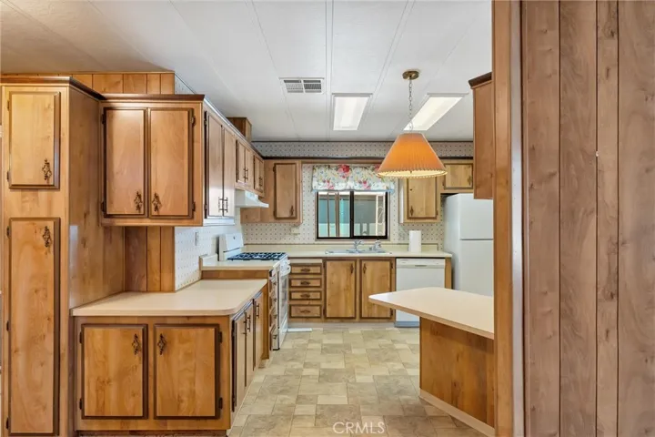 Kitchen with updated flooring