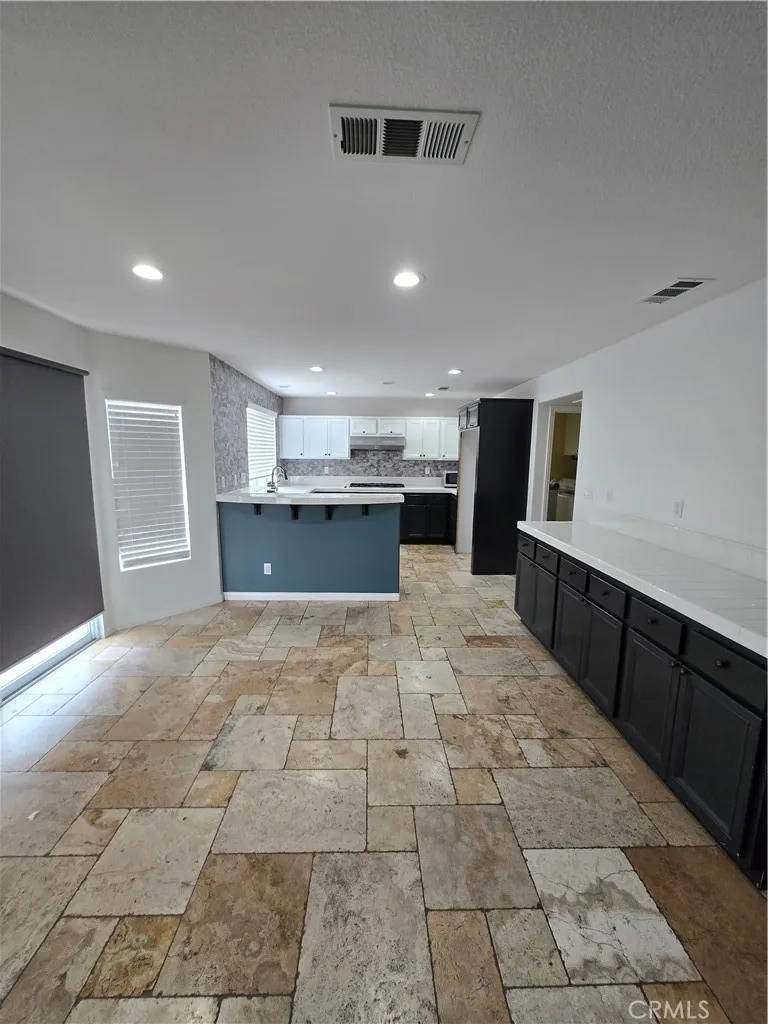 Kitchen with eating area