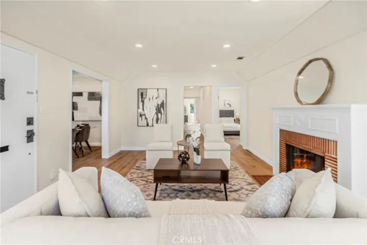 Living Room with Fireplace