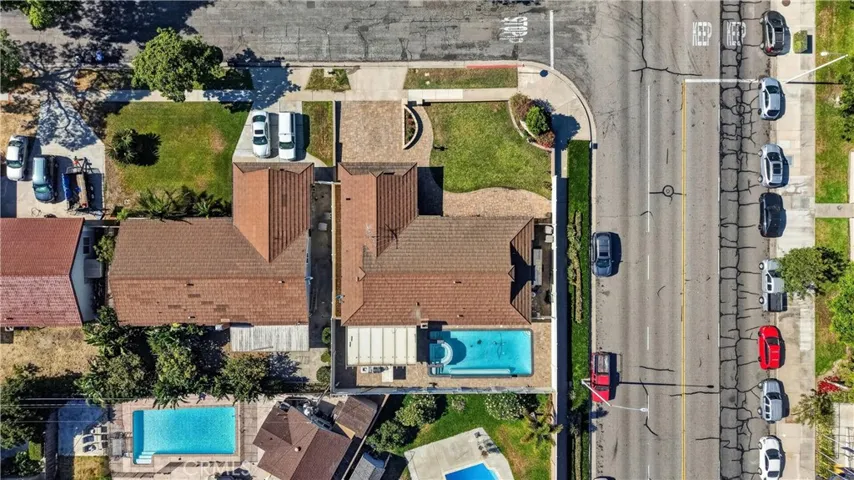 Corner Lot Ariel View