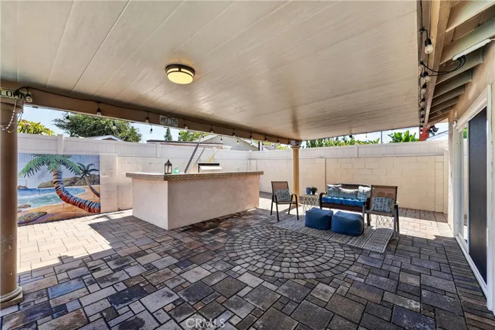 Built-in BBQ