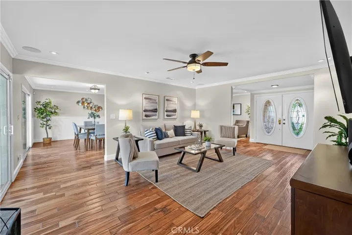 Living Room and Dining Room
