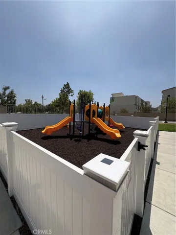 Fenced playground