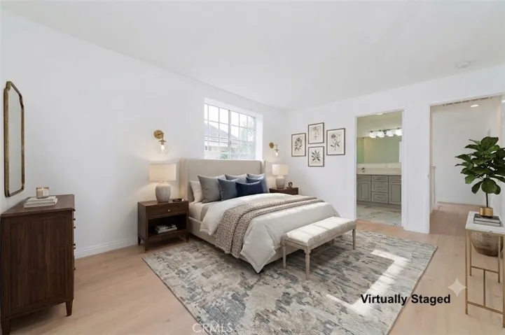 Primary Suite. Virtually Staged