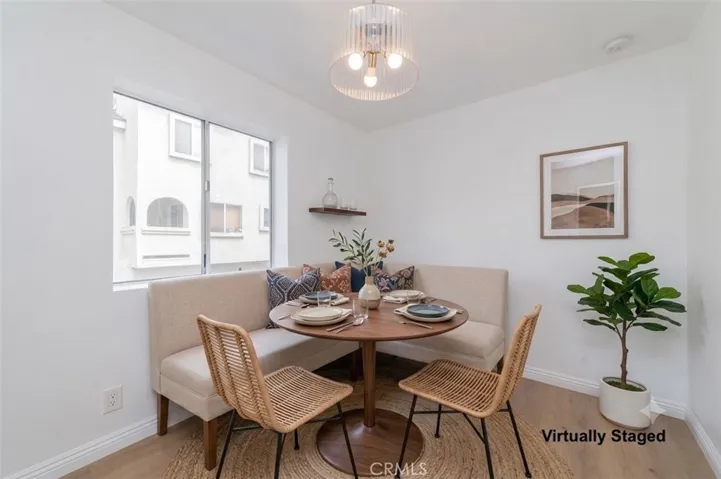 Breakfast Area. Virtually Staged