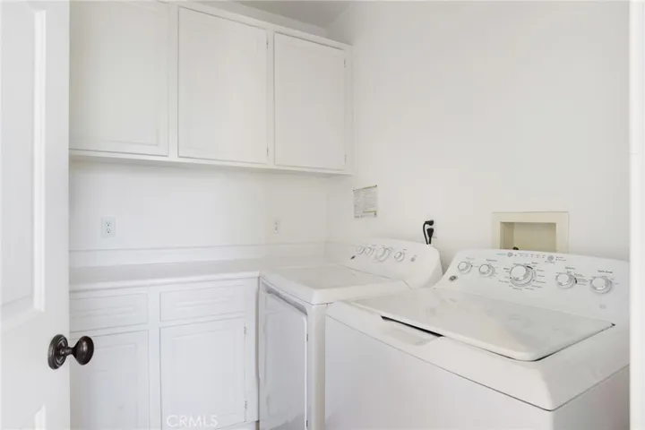 Upstairs laundry room