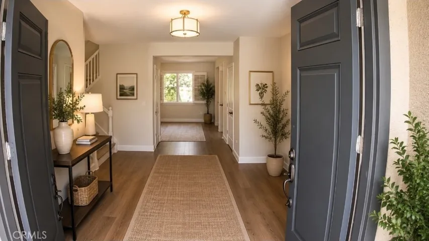 Artificially staged Foyer