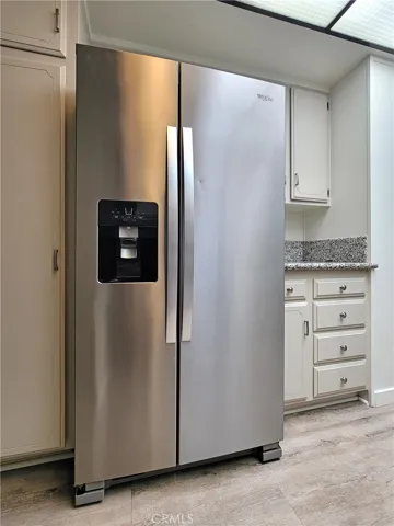 Whirlpool stainless steel appliances.