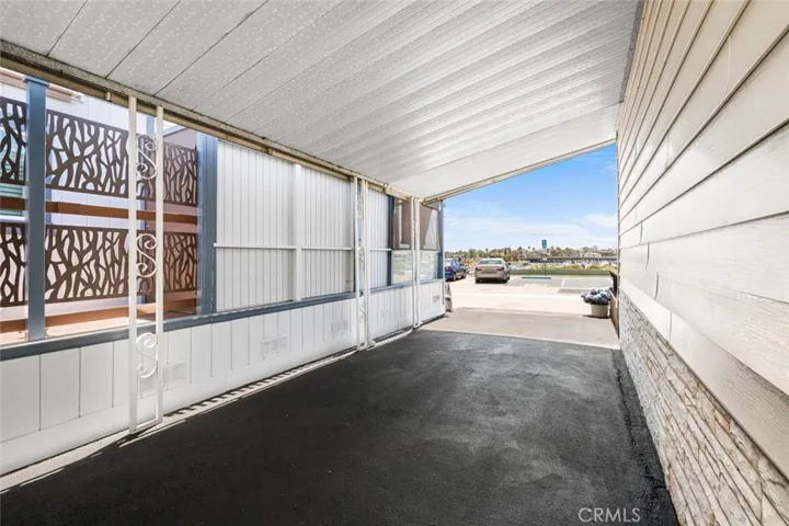 Recoated carport