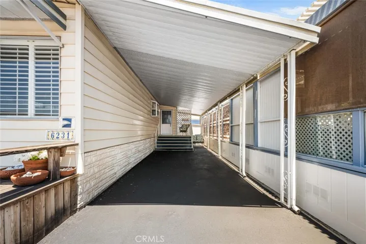 2 car carport access