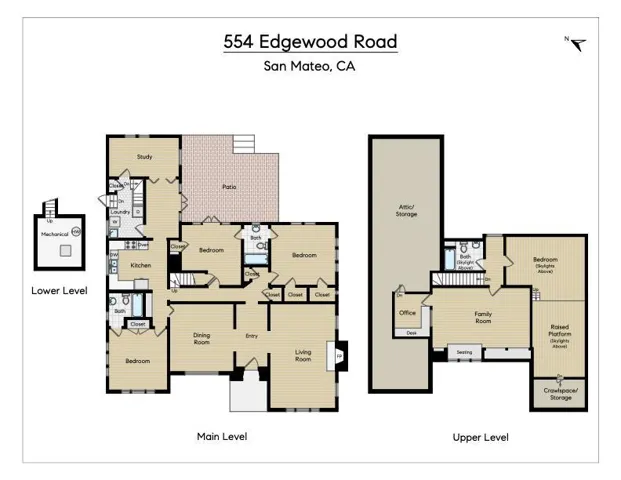 554 Edgewood Road, San Mateo, California 94402
