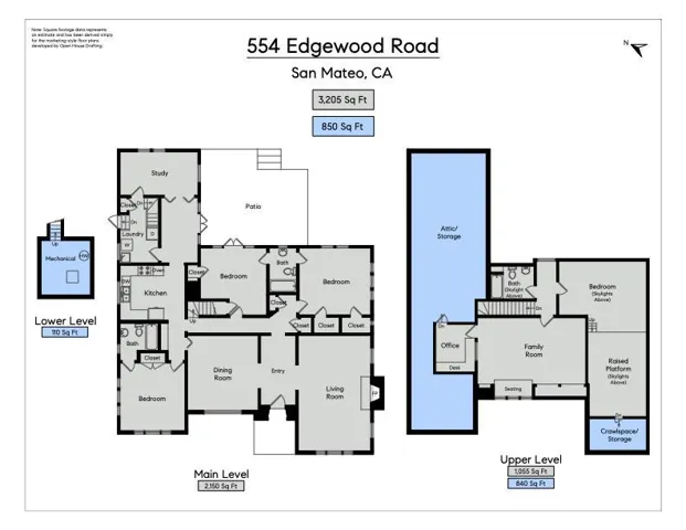 554 Edgewood Road, San Mateo, California 94402