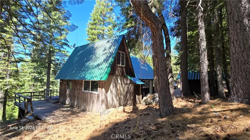 Looking to Cabin from front/side yard