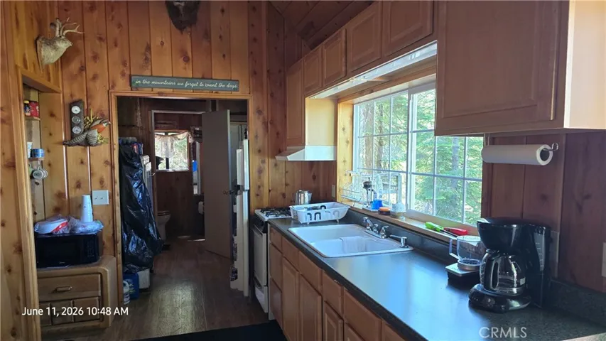Kitchen to bathroom