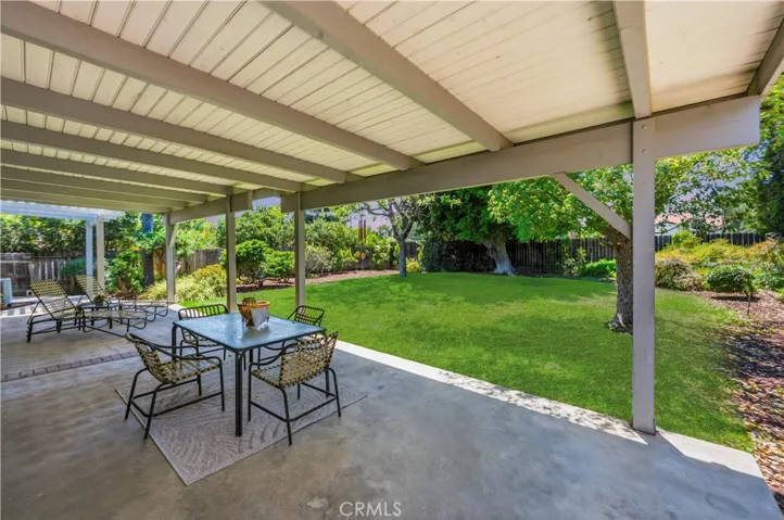 Huge covered patio