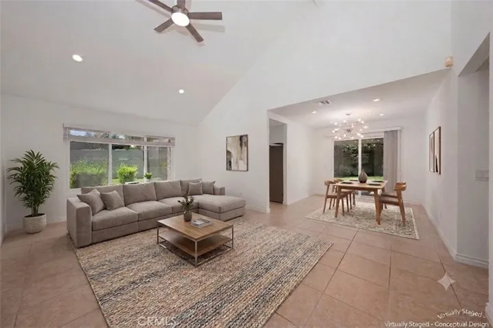 Virtually Stage Living / Dining Area
