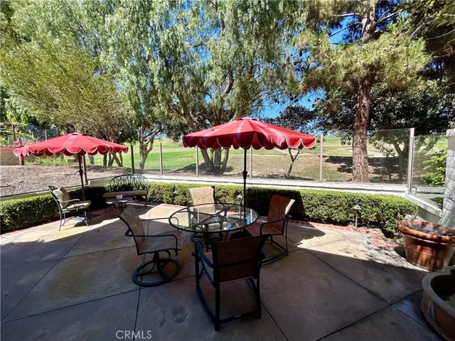 Patio w/golf course view 1
