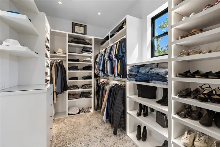 Primary walk-in closet