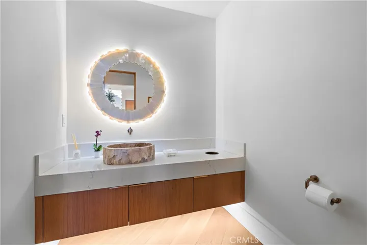 Powder room on first level