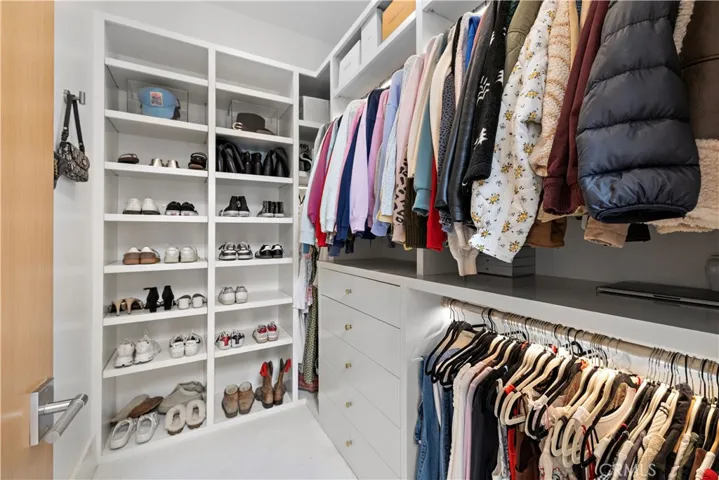 Walk-in closet second level ensuite bedroom