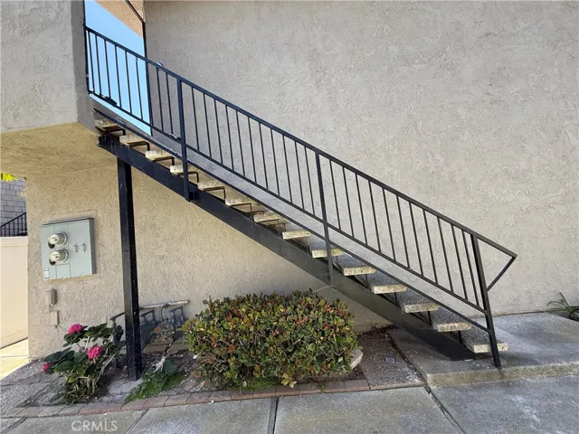 Stairway to upstairs unit