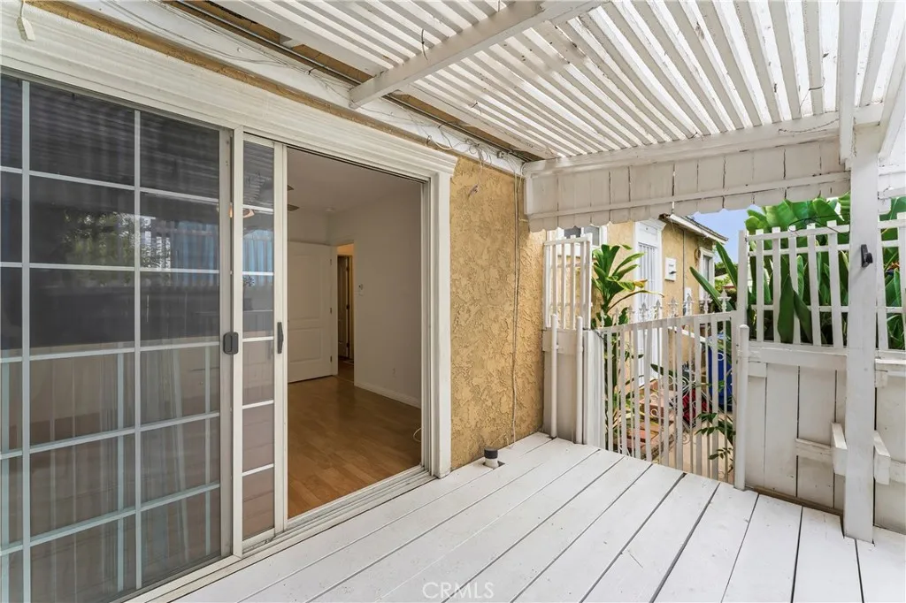 Side Patio and Deck