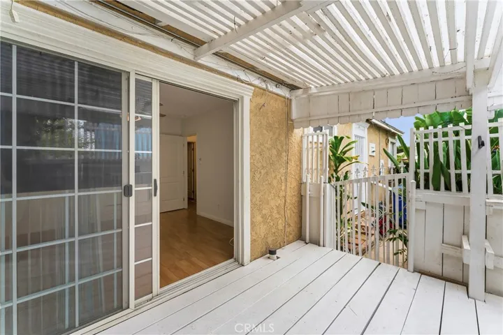 Side Patio and Deck