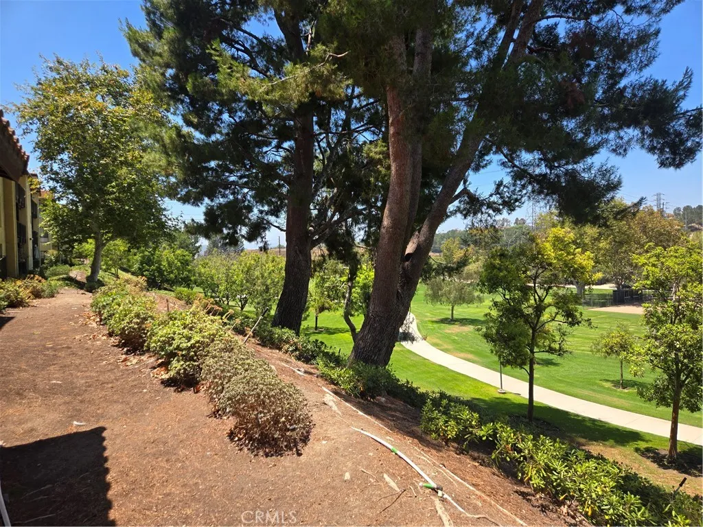 Park behind complex