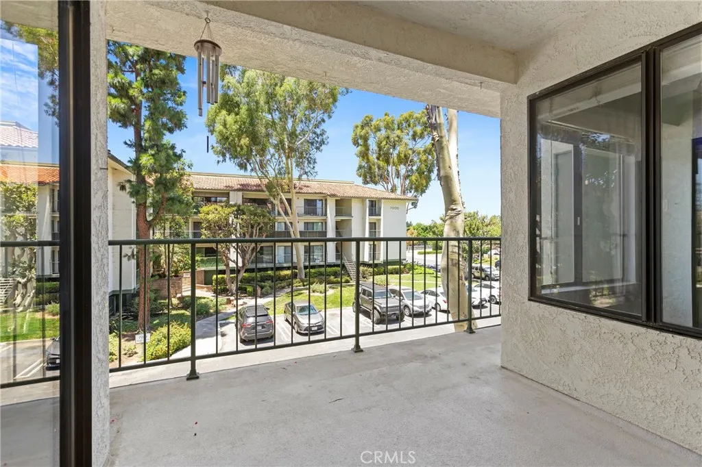 One of the TWO patios that include two outside storage closets