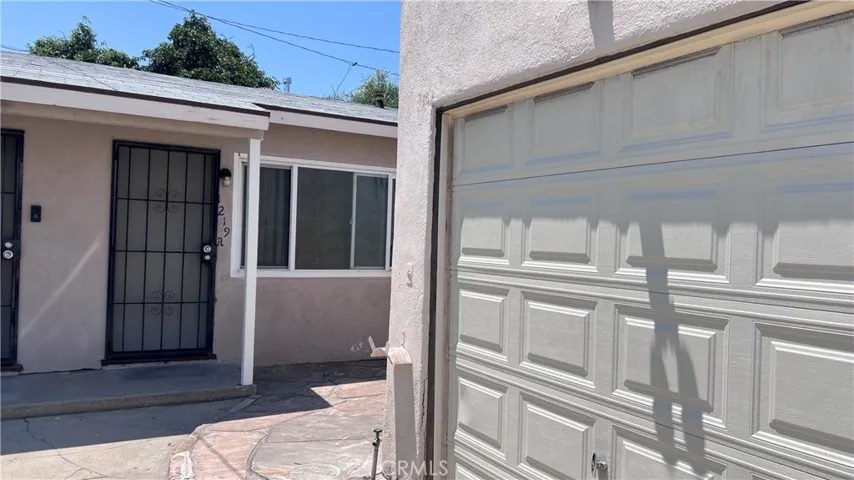 View of front door
