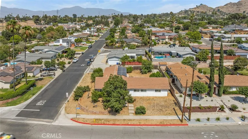 Large corner lot.