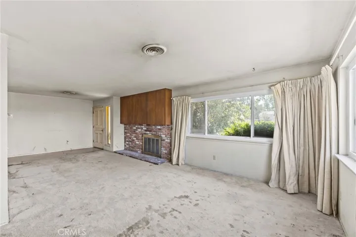 Living room from dining room view