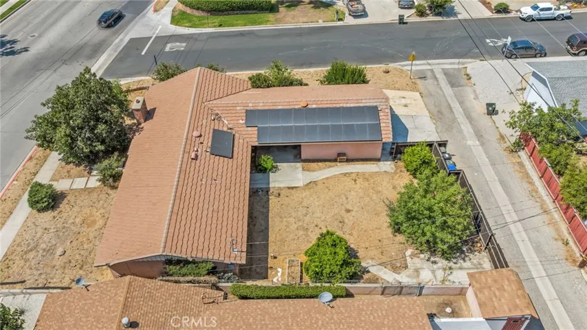 Large corner lot.