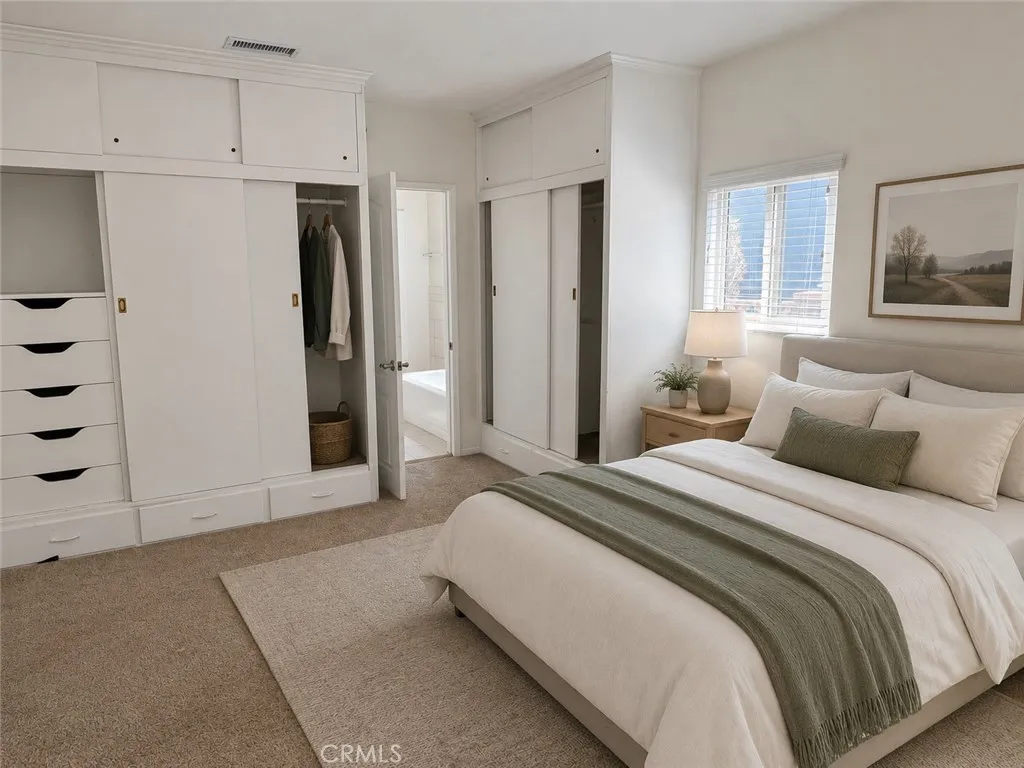 Virtual Staged bedroom 2