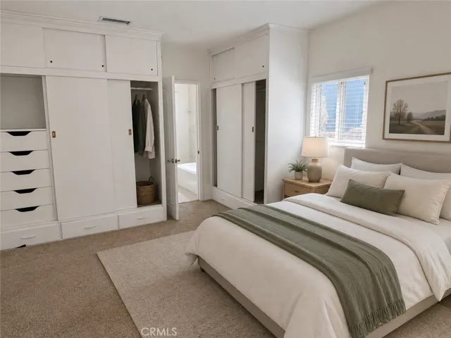 Virtual Staged bedroom 2