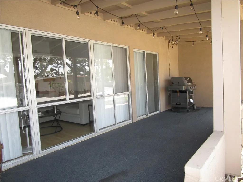 Exterior patio area