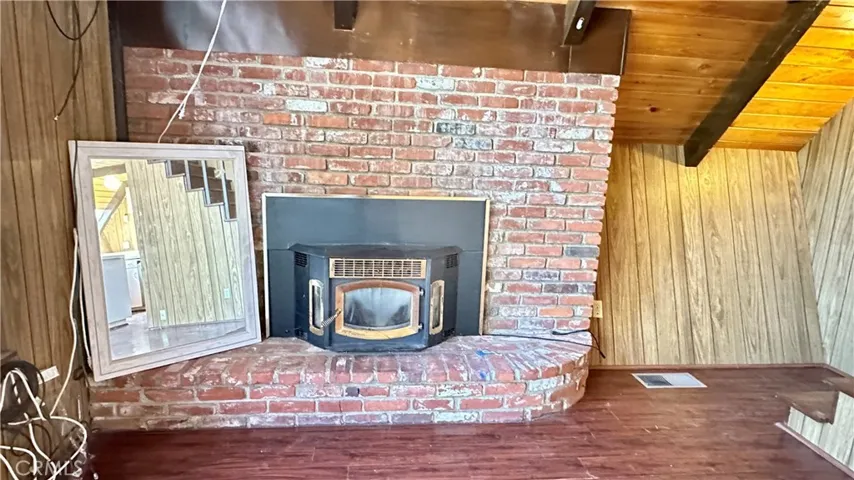 Wood Burning Fireplace