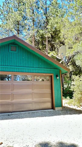 large two car detached garage added with drywalled walls and ceiling.
