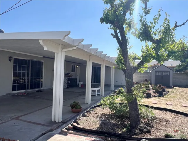 Covered patio
