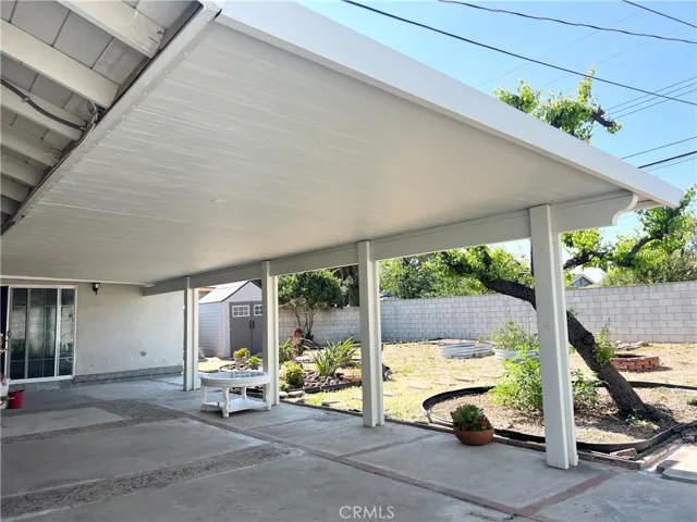 Covered patio