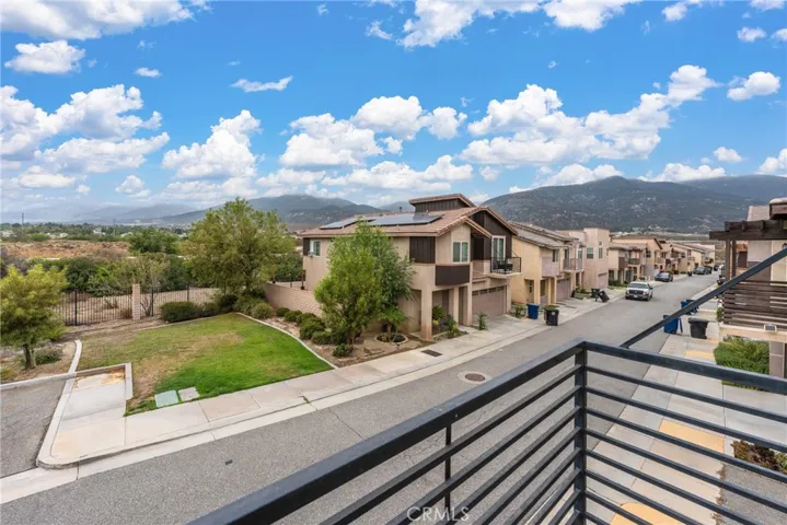 Scenic panoramic views from the private primary bedroom balcony.