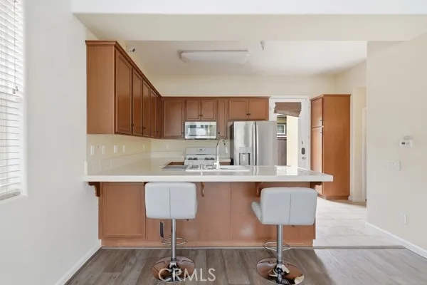 Breakfast bar.
