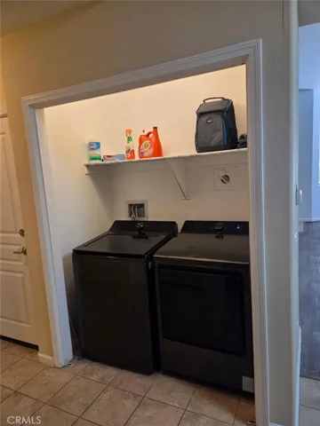 Laundry area inside