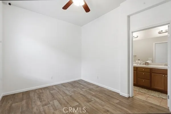 Primary bedroom with bathroom
