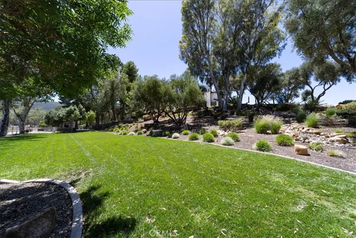  Grassy lawn with playground