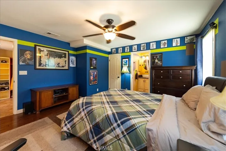 Downstairs Bedroom with full bath